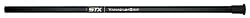 STX Men's Vanadium Grip Lacrosse Shaft for Attack/Midfield - Black