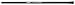 STX Men's Vanadium Grip Lacrosse Shaft for Attack/Midfield - Black