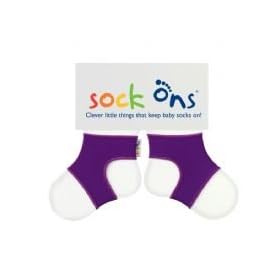 Sock Ons - 6-12 months New Size - New 2011 Colour Purple