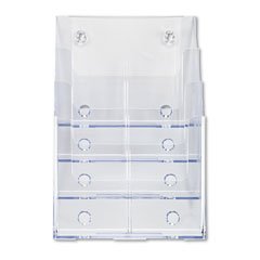 Buy Large, Four-Tier Desktop Magazine Holder, 9-1/2 x 8-1/2 x 13-1/2, Clear DEF77441