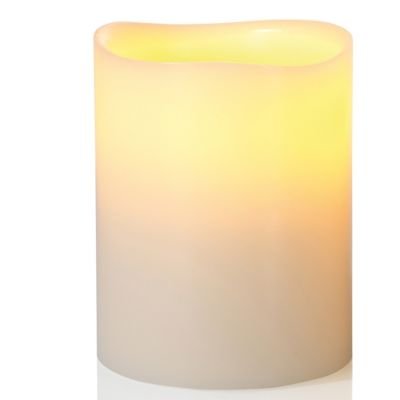 Enjoy Lighting LED-Echtwachskerze Elfenbein
