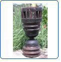 Groovystuff Teak Wood Beer Garden Axle Planter 30