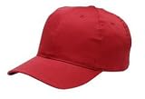 Port Authority - Fine Twill Cap Red-OSFA