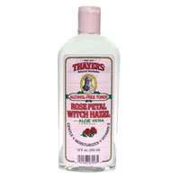 Thayer Witch Hazel AF Toner w/Aloe Vera Vitamin E, Rose Pental 12 oz