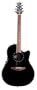 Ovation 1771LX Standard Balladeer Mid-Depth Bowl Cutaway Acoustic-Electric Guitar (Black)