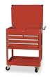 Westward 2CZY5 Utility Cart, 31 Wx20 Dx32 In H, 4 Drawer