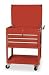 Westward 2CZY5 Utility Cart, 31 Wx20 Dx32 In H, 4 Drawer