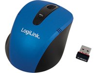LogiLink Maus ID0046 Optisch Mini Funk Maus (2,4GHz, 1600dpi) blau Preisvergleich