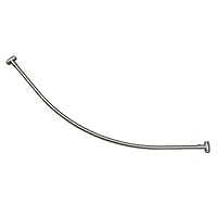 Plumbest S02-190 Contour-Curved Shower Curtain Rod for 60-Inch Tubs, Chrome