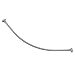 Plumbest S02-190 Contour-Curved Shower Curtain Rod for 60-Inch Tubs, Chrome