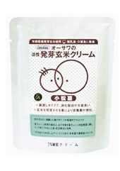 【オーサワジャパン】活性発芽玄米クリーム（小松菜）　100g×7袋