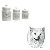 American Eskimo Canister Set, Porcelain by Rosalinde