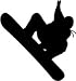 Snowboarder Car/wall Decal Sticker Words Lettering Graphic
