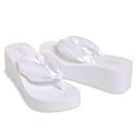 Isotoner ESNY Wedding Flip Flops with Satin Straps