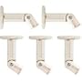 Mounting Package for Satellite Speaker Surround Sound System - White
