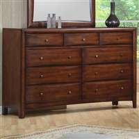 Hillary And Scottsdale Contemporary 9 Drawer Dresser