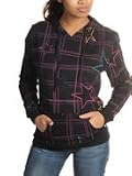 Pussy Deluxe Stars Hooded Sweater (L, anthracite)
