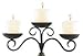 Three Votive Wine Bottle Topper by Park Designs, Black