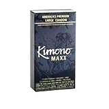Kimono Maxx Latex Condoms, Lubricated, 12 Count