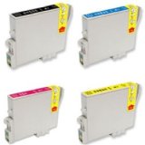 Epson DX7400 Latest Version Compatible ink Cartridges 1 Set T0711 T0712 T0713 T0714 by PCFuel