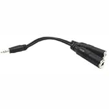 Hosa YMP233 stereo minijack to two TRS jack socket
