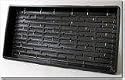 5 Pack of Durable Black Plastic Growing Trays (with holes) 21" x 11" x 2" - Planting Seedlings, Flowers, Wheatgrass