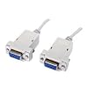 Cable avec fiche SUBD 9pins femelle ET fiche SUBD 9pins femelle CABLE NULL MODEM - Gris- 1m80 -