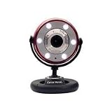 Quick 5.0 MP WebCam with 720P HD Video (Red)