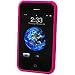 HOT PINK Hard Plastic Proguard Rubber Rubberized Textured Coated Soft Feel Snap On Case Cover for ATT Apple iPhone 3G (not compatible with original iPhone)