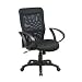 Screen Back Mesh Seat Chair with Loop Arms By Office Star