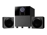MS-T SB LD-820 2.1 Lautsprechersystem (25 Watt) schwarz