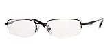 RAY BAN 6133 2509 SHINY BLACK METAL EYEGLASSES-