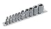 3/8 F-Type Star Socket - 11 Pieces