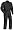 TOURMASTER/CORTECH CENTURION 1PC SUIT BK/BK SIZE:XSM