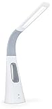 Turcom LED Desk Lamp with Bladeless Cooling Fan, Dimmable Light Dimmer Function, Energy-Efficient, N