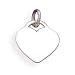 Engravable Heart Tag Pendant