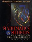mathematics methods for elementary and middle school teachers 3rd edition
