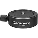 Giottos MH-500 Pro Quick Release Adapter & Plate, Dual Threaded (fits MH-1000, MH-1001 & MH-2000 Ballheads)