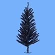 Club Pack of 12 BOO...Big and Scary Black Artificial Halloween Trees 18"