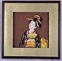 Wall Picture Frame w/ Oriental Japanese GEISHA Doll