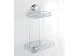 Kitchen & Housewares : Croydex Qm320541 Twist Lock Basket 2tier Chrome