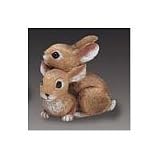 HERITAGE DECORATIVE LAWN ORNAMENT BUNNIES PLAYING