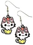 Vanilla Cupcake Kitty Earrings