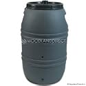 Unpainted Rain Barrel