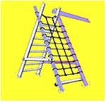 Ladder & Climbing Net for Hout-Land swings