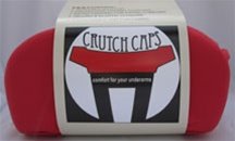 Crutch Caps Adult RED TWILL