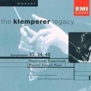 Mozart: Symphonies 33, 34, 40; Masonic Funeral Music