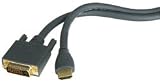 HS HDMI to DVI Lead Gold plated 1.3m Long