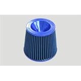 3 INCH INLET COLD AIR INTAKE HIGH FLOW AIR FILTER KIT BLUE 