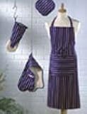 C'Est Ca 822030 B/Stripe Apron 101X88Cm Navy